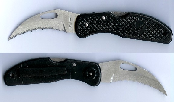 Serrated Extra Heavy Duty Bear-Claw Lockback Knife YK500